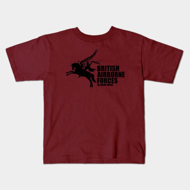 Airborne Forces Kids T-Shirt by TCP